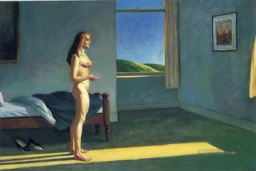 エドワード・ホッパー Painting - 太陽の中の女 エドワード・ホッパー